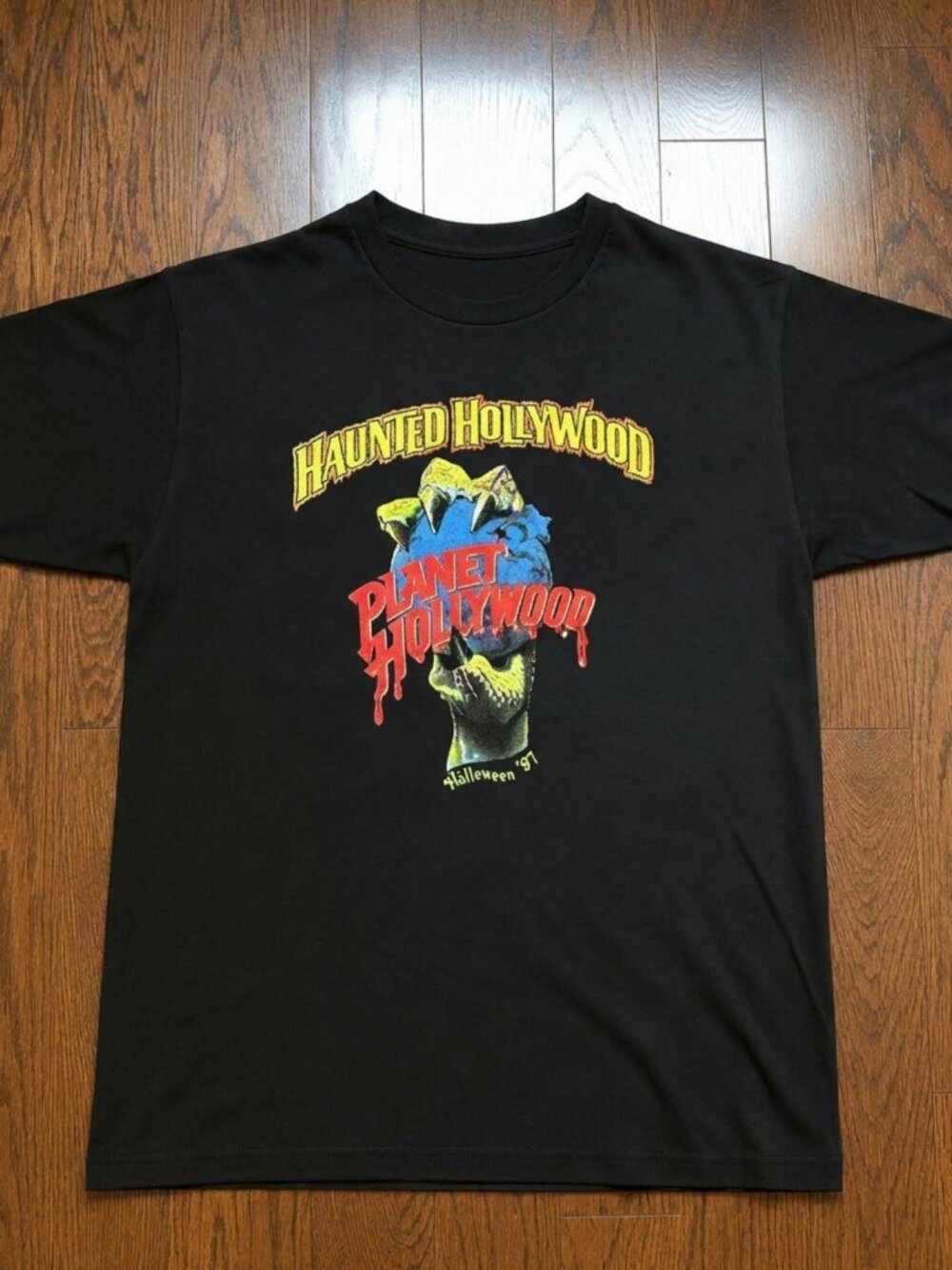 90s Planet Hollywood Haunted Hollywood 1997 T‎-Shirt